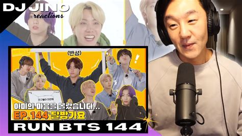 Dj Reaction To Kpop Run Bts Episode Youtube