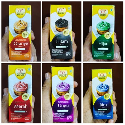 Jual Koepoe Koepoe Pewarna Makanan Oil Base Ml Shopee Indonesia