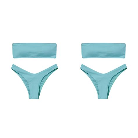 Kcodviy Pcs Swimsuit Waisted Two Bikini Junior Bathing Suits Shorts Control Tummy Swimwear