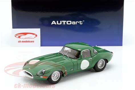 Autoart Jaguar Lightweight E Type With Removable Top Dark Green