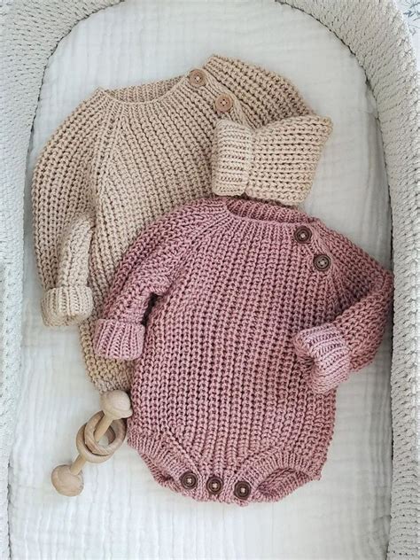 Strickanleitung Baby Cozy Romper Pdf Strickanleitung Strampler Bm