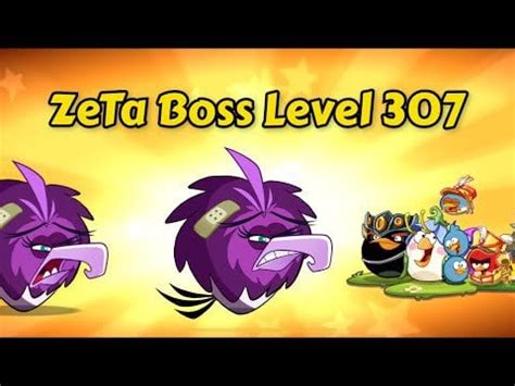 ANGRY BIRDS 2 ZETA BOSS LEVEL 307🥶😱 : angrybirds