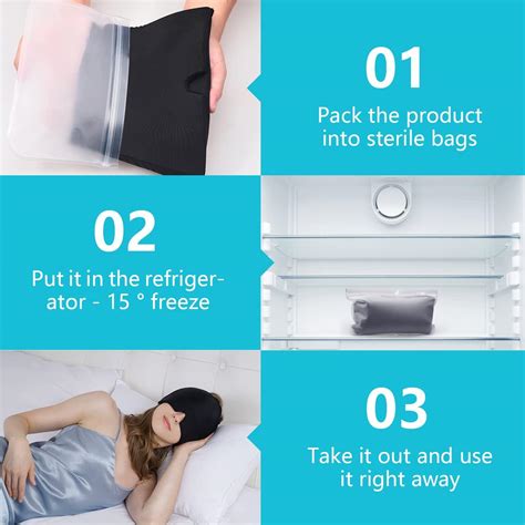 Kinsco Migraine Relief Cap Cold Hot Compress For Headache Relief Swelling Cooling Eye Mask