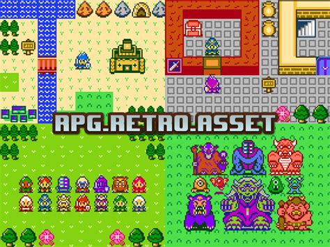 【50off】【レトロゲーム風ドット絵素材集】rpg Retro Asset Indie8bit Dlsite 同人 R18