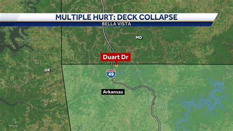 Multiple People Injured After Deck Collapses In Bella Vista