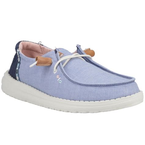 Hey Dude Wendy Chambray Boho Womens Shoes Women From Charles Clinkard Uk