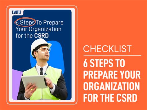 6 Steps To Prepare Your Organization For The CSRD Checklist