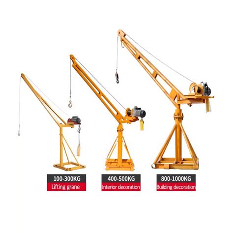 Small Electric Lifting Equipment Mini Crane Kg Kg With Electric