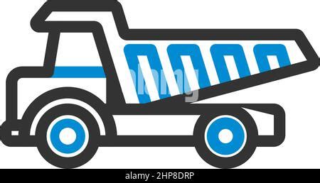 Bold Dump Truck Tipper Vector Image Isolated Stock Vector Image Art