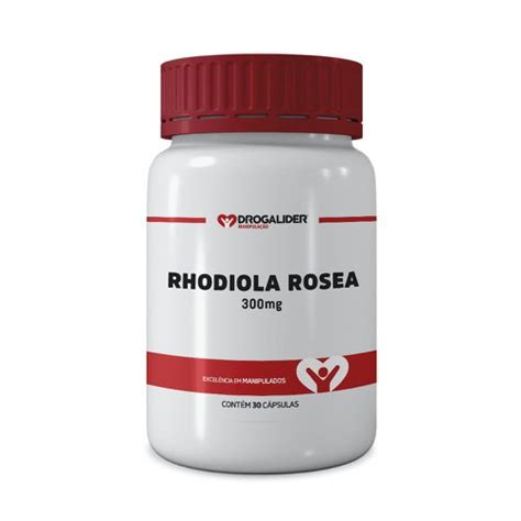 Rhodiola Rosea 300mg 60 cápsulas da Raiz de Ouro Drogalider