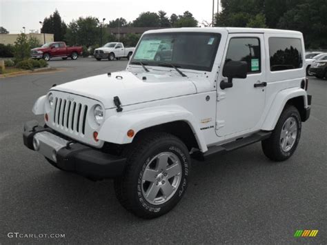 Bright White 2012 Jeep Wrangler Sahara 4x4 Exterior Photo #53165369 ...