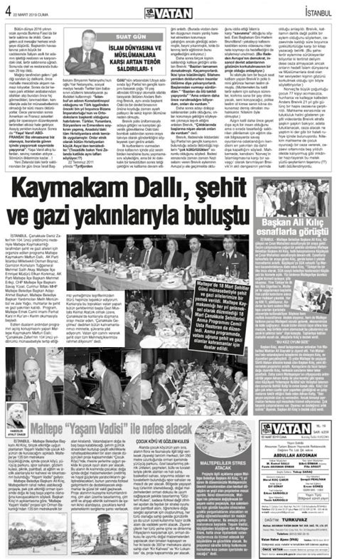 Önce Vatan Gazetesi 22 Mart 2019 Cuma Tarihli Gazete Sayfaları Önce