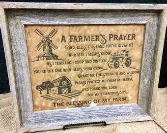 Farmers Prayer Etsy