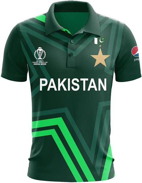 sports pakistan cricket shirt  world cup  odi jersey star