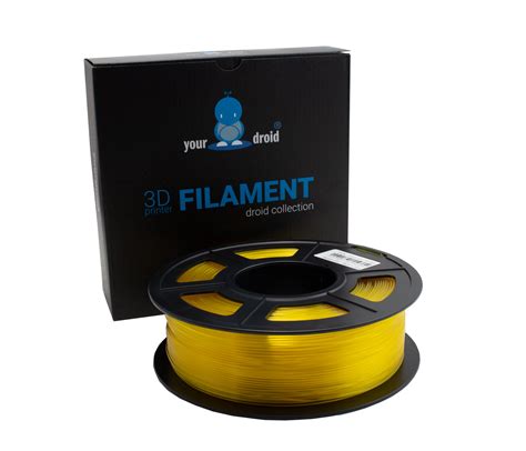 Yourdroid Pla Filament Transparent Gelb Mm Kg Roboter Bausatz De