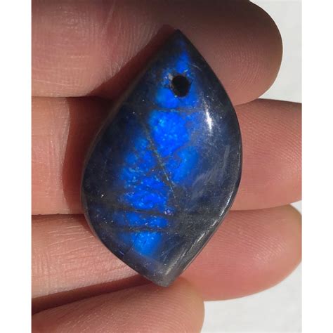 Pierre Labradorite Bleue Pendentif Plita Mineral