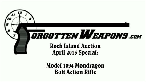 Mondragon 1894 Straight Pull Bolt Action Rifle History Of Weapons And War