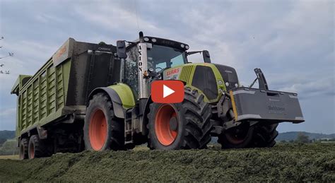 LU LP Agrar Gras häckseln 2023 mit einem Fendt Katana 65 Fendt 828