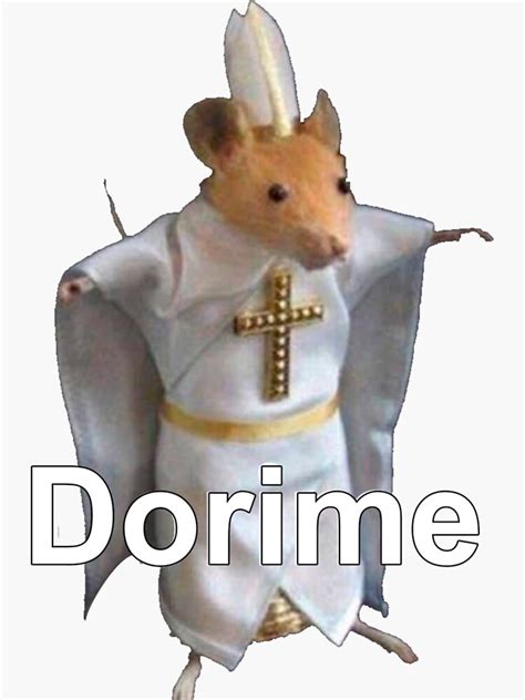 "Dorime Rat Rato Dorime Ameno Meme Sticker" Sticker by elliottbow ...