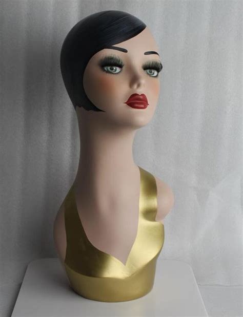 Hand Painted Mannequin Head For Hat Wig And Collection Etsy