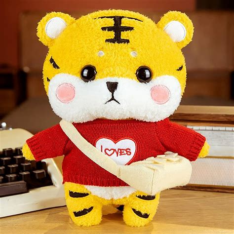 Juguete De Peluche De Tigre De Dibujos Animados De 120 In De Alto
