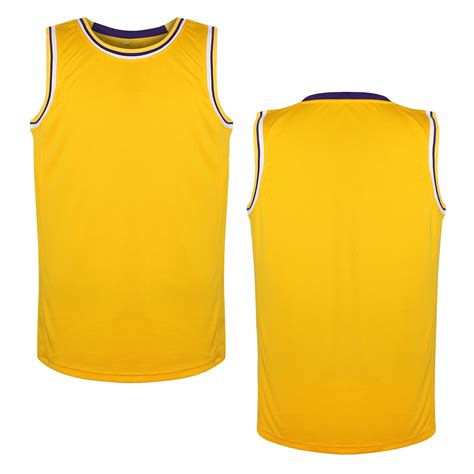 MESOSPERO Blank Basketball Jersey in Black Yellow White Blue Red