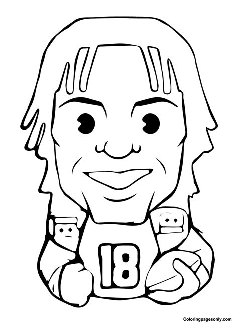 Justin Jefferson Coloring Pages To Print Free Printable Coloring Pages