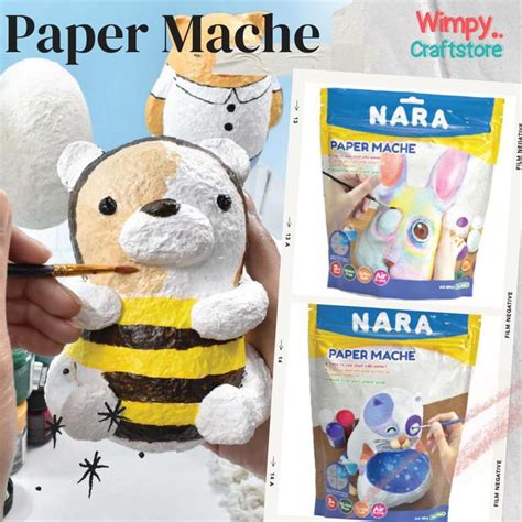 Jual Produk Anak Nara Paper Mache Air Dry Clay Bubur Kertas Paper Clay