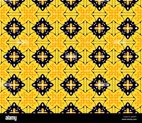 A Seamless Illustration Of Tile Pattern For Background Or Wallpaper