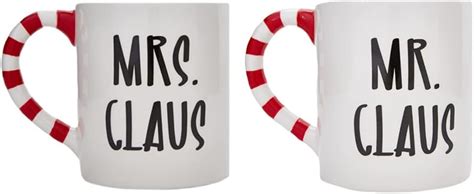 Amazon Ralme Mr And Mrs Claus Christmas Mugs Set Of Two Oz