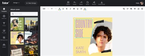 Album Cover Maker: Make Custom Album Covers Online for Free | Fotor