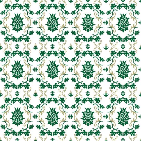 seamless floral pattern with flowers. green seamless pattern floral ...