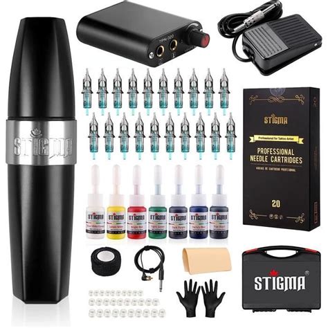 Stigma Kit De Tatouage Complet Machine Tatouer Rotative Avec