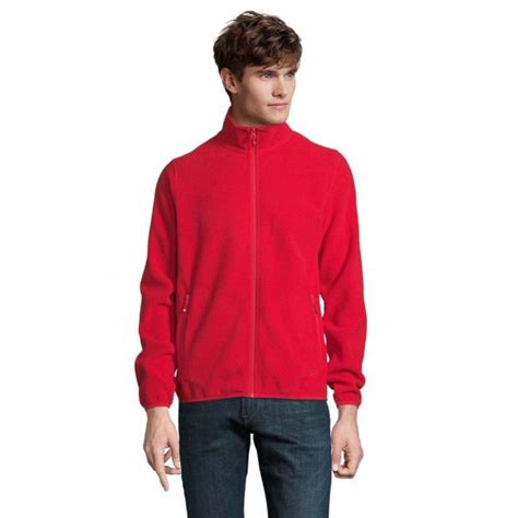 Sol S Veste Micropolaire Zipp E Homme Factor Men Rouge Xl Leroy