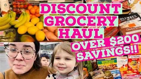 HUGE DISCOUNT Grocery Haul Meal Plan YouTube