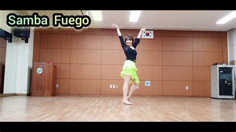 Samba Fuego Line Dance Easy Lntermediate Youtube