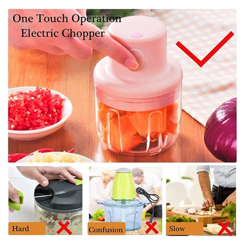 Buy Mini Blender Garlic Chopper Electric Food Wireless Chopper Food