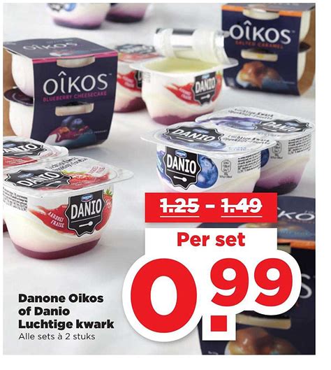 Danone Oikos Of Danio Luchtige Kwark Aanbieding Bij PLUS 1Folders Nl