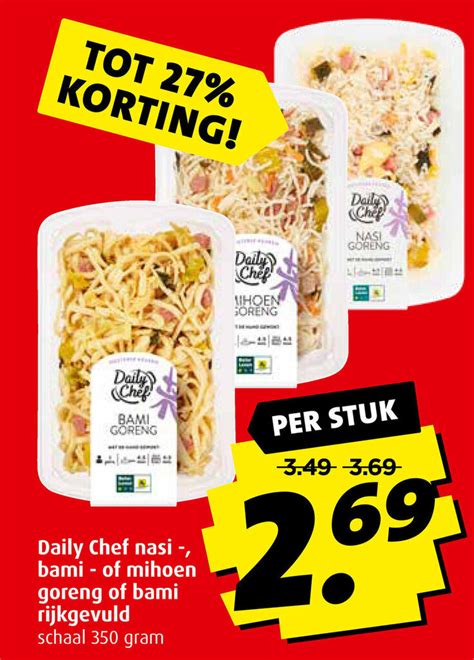 Daily Chef Nasi Bami Of Mihoen Goreng Of Bami Rijkgevuld Aanbieding