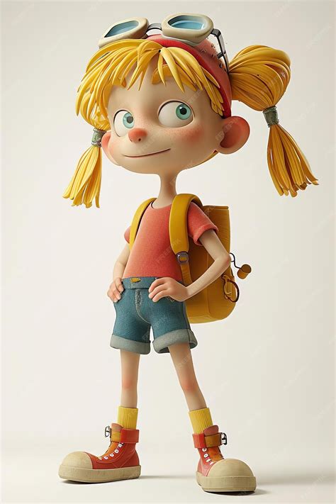 Premium Photo So Pretty Lila Sawyer Hey Arnold Character Isolated On White Background