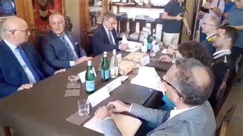 Comitato Per L Ordine E La Sicurezza A Licata Il Prefetto Romano Pi