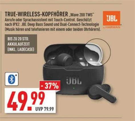 Jbl True-wireless-kopfhörer Wave 200 Tws Angebot bei Marktkauf ...