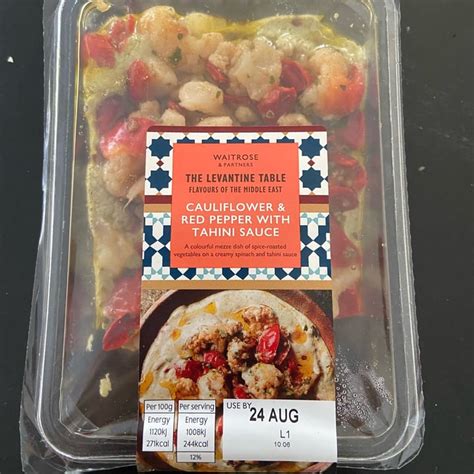 Waitrose Partners Cauliflower Red Pepper With Tahini Sauce Reviews