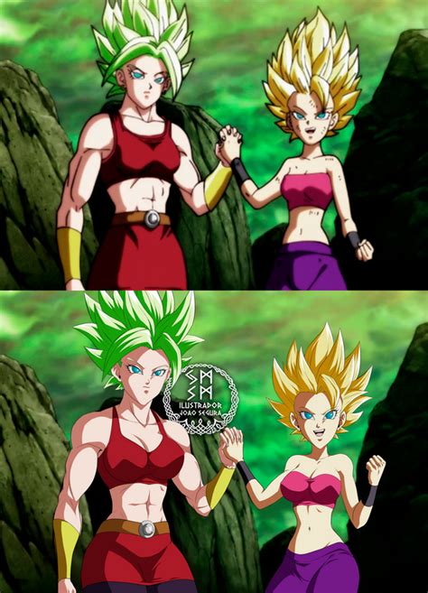 Caulifla Y Kale Ssj By Ilustradorjoaosegura On Deviantart