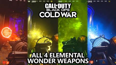 Call Of Duty Cold War How To Unlock All 4 Elemental Wonder Weapons In