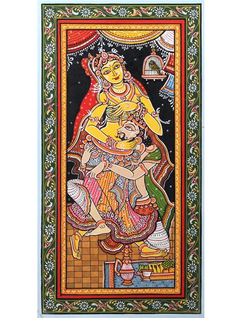 Saki | Pattachitra Painting | Exotic India Art