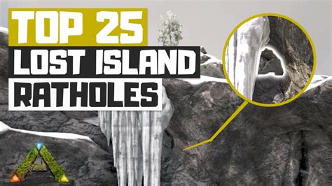 Top Lost Island Hidden Rathole Base Locations Ark Survival Evolved