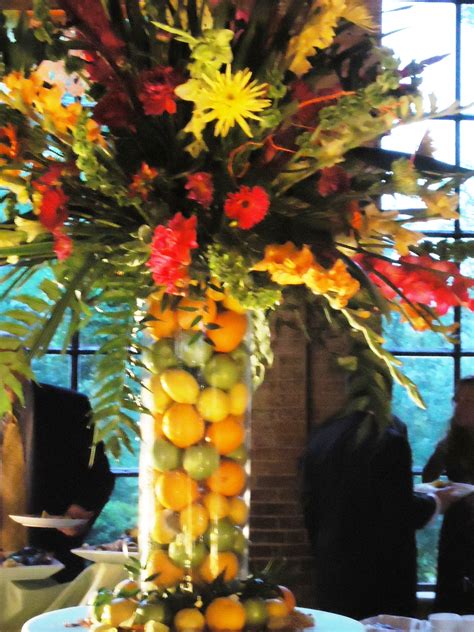 Natural Wedding Buffet Centerpiece