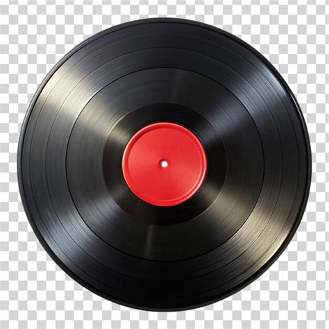 Premium Psd Vinyl Record Isolated On Transparent Background