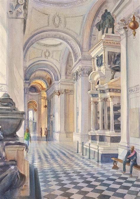 St Paul's Interior, London Painting by Tim Rose - Fine Art America